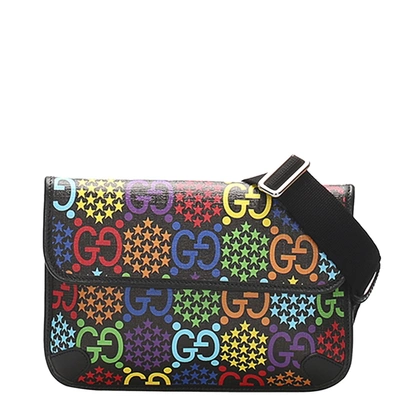 Pre-owned Gucci Multicolor Gg Supreme Psychedelic Coated Canvas Belt Bag