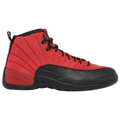 Jordan Air  12 Retro "reverse Flu Game" Sneakers In Varsity Red/black