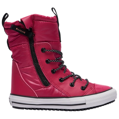 Converse Kids' Chuck Taylor Mountain Club Boots In Pink/black