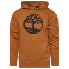 Timberland Core Tree Logo Hoodie In Brown-neutral In Wheat Boot/black