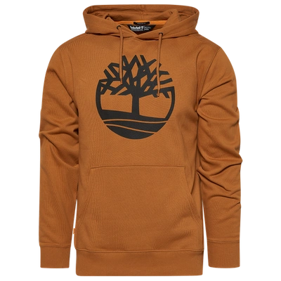 Timberland Core Tree Logo Hoodie In Brown-neutral In Wheat Boot/black