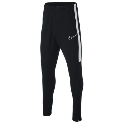 Nike Kids' Academy Knit Pants In Black/white
