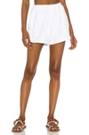 Terry Estate Shorts In Bianco