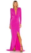 Nookie Farrah Gown In Fuchsia