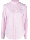 Polo Ralph Lauren Oxford Cotton Shirt In Purple
