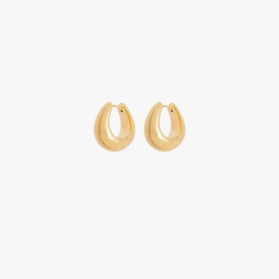 Tom Wood Gold-plated Ice Medium Hoop Earrings