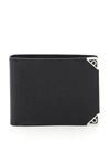 Ferragamo New Gancini Bi-fold Wallet In Black (black)