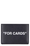 OFF-WHITE LEATHER CARD HOLDER,OMND017R21LEA001 1001