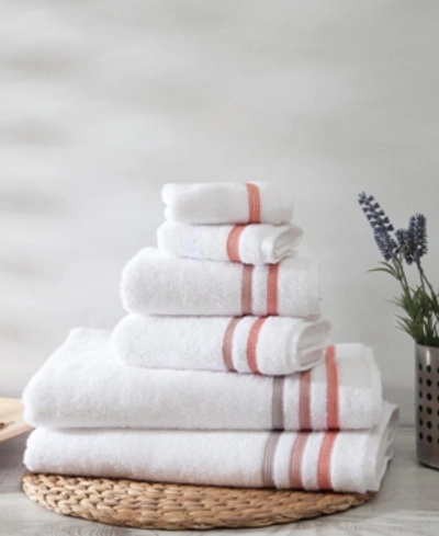 Ozan Premium Home Bedazzle Towel Sets 6-pc. Set Bedding In Terra