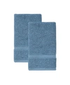 Ozan Premium Home Sienna 2-pc. Washcloth Set In Sienna Blue