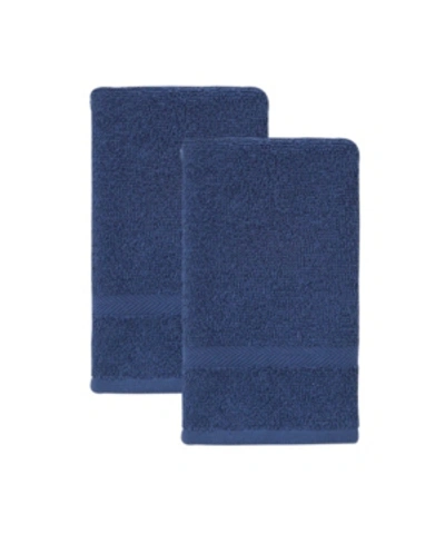 Ozan Premium Home Sienna 2-pc. Washcloth Set Bedding In Twilight Blue