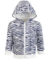 FIRST IMPRESSIONS BABY BOYS ZEBRA HOODIE, CREATED FOR MACY'S