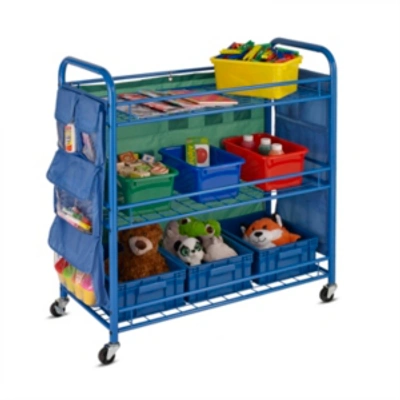 Honey Can Do All-purpose Teaching Cart In Blue