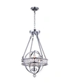 Cwi Lighting Arkansas 3 Light Chandelier In Chrome