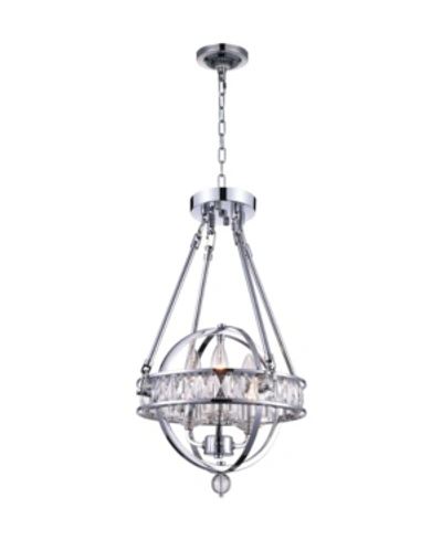 Cwi Lighting Arkansas 3 Light Chandelier In Chrome