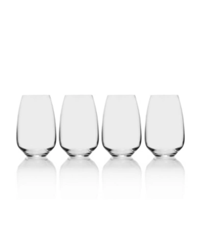 Mikasa Melody Highball Glass Set Of 4, 20 oz In White