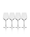 Mikasa Gianna Ombre Smoke White Wine Glasses, Set Of 4