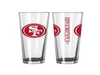 LOGO CHAIR SAN FRANCISCO 49ERS 16OZ PINT GLASS