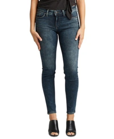 Silver Jeans Co. Sliver Jeans Co. Avery Slim-leg Jeans In Indigo