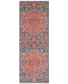 Surya Harput Hap-1044 Garnet 2'7" X 7'3" Area Rug In Pink