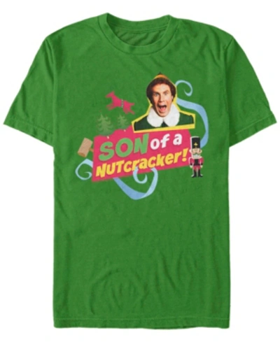 Fifth Sun Men's Elf Son Of A Nutcracker Short Sleeve T-shirt In Kelly Heather