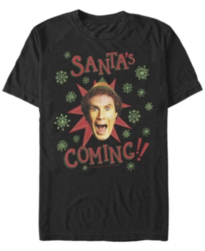 Fifth Sun Men's Elf Not North Pole Short Sleeve T-shirt In Black