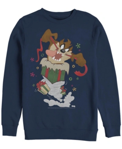 Fifth Sun Men's Looney Tunes Ripping Presents Sweatshirt In Navy
