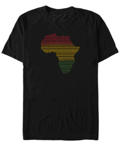 Fifth Sun Men's Africa Pattern Short Sleeve T-shirt In Black