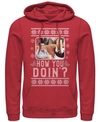 FIFTH SUN MEN'S FRIENDS HOLIDAY HOW YOU DOIN HOODIE