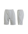 Galaxy By Harvic Men's Moisture Wicking Performance Basic Mesh Shorts In Silver-tone