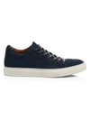 John Varvatos Men's Reed Low-top Sneakers In Midnight