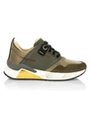 Diesel Men's S-brentha Lc Chunky Sneakers In Olive