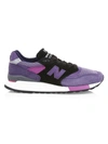 New Balance Men's Men's 998 Made In Us Suede & Mesh Sneakers In Purple