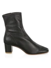 By Far Women's Sofia Leather Ankle Boots In Black