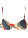 LYGIA & NANNY CASSIS PRINTED BIKINI TOP