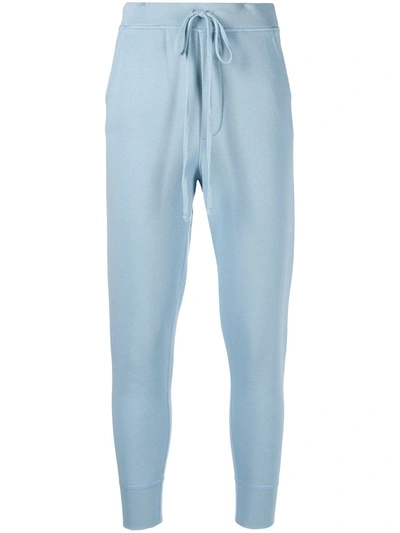 Nili Lotan Nolan Cropped Track Pants In Blue