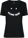Ps By Paul Smith Ps Paul Smith Womens Ps Happy T-shirt Woman T-shirt Black Size L Organic Cotton In Black