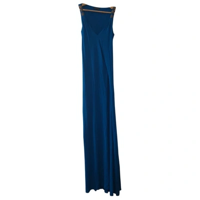 Pre-owned Plein Sud Maxi Dress In Blue