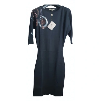 Pre-owned Cruciani Cashmere Mid-length Dress In Black