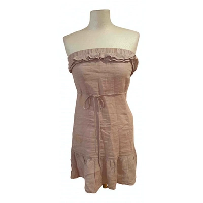 Pre-owned Juicy Couture Linen Mini Dress In Other