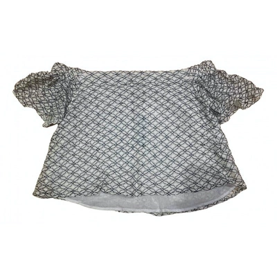 Pre-owned Walter Baker Lace Top In White