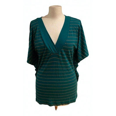 Pre-owned Splendid Green Synthetic Top