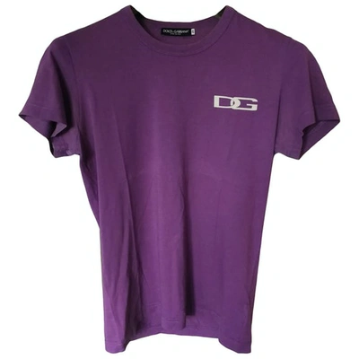 Pre-owned Dolce & Gabbana T-shirt In Purple