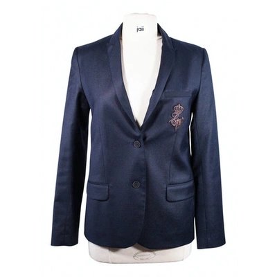 Pre-owned Zadig & Voltaire Blazer In Blue