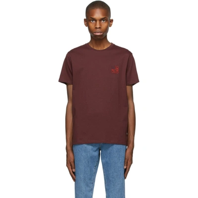 Loewe Anagram T-shirt In Cotton In Red