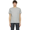 Apc Vintage Cotton Logo Jersey T-shirt In Heathered Grey