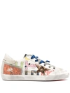 GOLDEN GOOSE SUPER-STAR LOW-TOP SNEAKERS