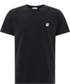 Maison Kitsuné Maison Kitsune Fox Head T Shirt In Black  