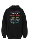 BALENCIAGA BALENCIAGA LANGUAGES PRINTED HOODIE