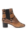 ISABEL MARANT ISABEL MARANT DANAE EMBOSSED ANKLE BOOTS